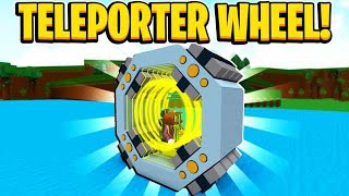 Portal Telepoter Wheel Boat In Build A Boat For Treasure In Roblox [upl. by Michigan971]