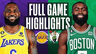 LAKERS at CELTICS  FULL GAME HIGHLIGHTS  January 28 2023 [upl. by Bristow577]