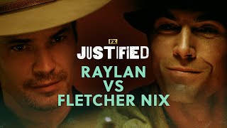 Raylan vs Fletcher Nix  Scene  Justified  FX [upl. by Sadonia]