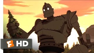 The Iron Giant 210 Movie CLIP  Rock and Tree 1999 HD [upl. by Ydok349]