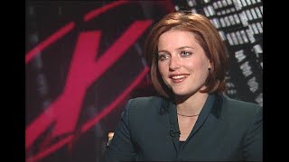 Rewind Gillian Anderson quotXFilesquot interview 1998 [upl. by Ahsekal]