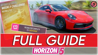 How to do FORZATHON Neunelfer Porsche 911 Carrera S TUNE  Winter Forzathon Weekly Forza Horizon 5 [upl. by Strade]