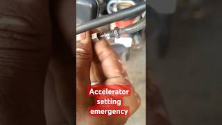 accelerator setting emergency time part 2bike mechanic lifetrendingautomobiles [upl. by Scrivenor]