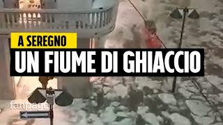 Fiume di ghiaccio a Seregno la popolazione quotGrandine e acqua ovunque abbiamo avuto pauraquot [upl. by Eimam]