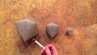 Hollow Octahedron Tutorial Six Pyramid Design Zen Magnets [upl. by Linell]