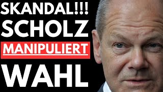 🚨UNGLAUBLICH SCHOLZ ÄNDERT WAHLRECHT – AfD VERLANGT NEUWAHLEN FÜR FEBRUAR🚨 [upl. by Drolet]