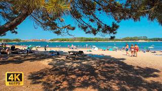 Walking by the Lake  Lac Marin de VieuxBoucau Landes France  UNCUT 4k 60p [upl. by Nomed779]