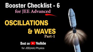 Oscillations amp Waves for JEE Advanced  Booster Checklist 6 [upl. by Ecirpac]