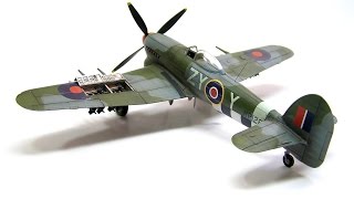 Airfix 172 Hawker Typhoon MkIb Step by Step [upl. by Pani]