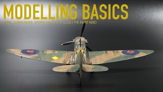 Model Making for Beginners  Airfix Spitfire MkI 172  The Inner Nerd [upl. by Elyac302]