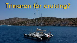 Trimaran for cruising  Extended tour amp Intv from Ep 73 [upl. by Mada]