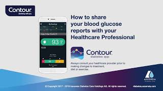 Sharing reports  CONTOUR DIABETES App  mgdl  APAC enEN [upl. by Ajed]