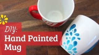 DIY Hand Painted Mug  Sea Lemon [upl. by Ninaj]