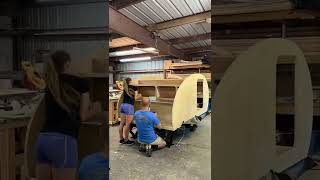 Part of the build process for a teardrop trailer [upl. by Akineg]