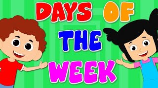 Days of the Week  Learn Week Days for Kids  Sunday Monday Tuesday Learntogrow2407 [upl. by Emilia]