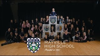 One family one spirit Mayville High School Southsea [upl. by Nyrhtac]