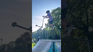 Have a good day  scooter skatepark tricks subscribe [upl. by Gratia139]