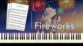 Uchiage Hanabi quotFireworksquot  Piano Cover 『打上花火』ピアノ楽譜 [upl. by Chessy]