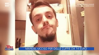 Rozzano Manuel Mastrapasqua ucciso per delle cuffiette  La Vita in Diretta 14102024 [upl. by Letreece]