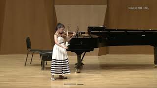 Eugène Ysaÿe Sonata for Solo Violin No3 in d minor quotBalladequot 금호영재콘서트최수진 바이올린 11yrs [upl. by Luci572]