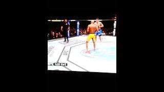 Anderson Silva breaks his leg [upl. by Atterg]