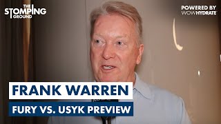 Frank Warren Predicts Tyson Fury KO Over Oleksandr Usyk amp Anthony Joshua To Fight The Winner [upl. by Ayekehs]