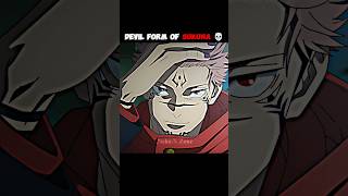 Pov 🗣️ 「 Devil Form Of Sukuna 💀」 gojo anime jujutsukaisen sukuna [upl. by Barolet108]