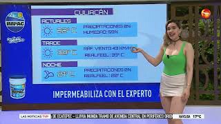 El clima de este miércoles con Marisol Dovala 😍  La chica del clima TVP [upl. by Hartman]