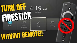 How to Turn OFF FireStick Without Remote [upl. by Pail]