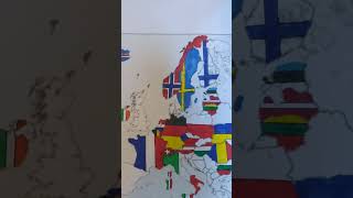 Map of Europe  Denmark 2024 flag denmark europe [upl. by Dinesh]