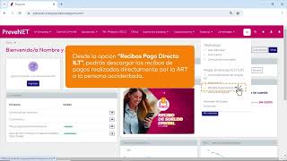 PreveNET  Reintegro de ILT – Recibos de pago directo [upl. by Stempien]