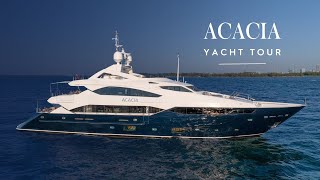 ACACIA  40M  131 Sunseeker  Yacht for sale [upl. by Htinnek]