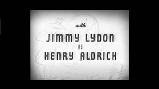 The Aldrich Family In Henry Aldrich Gets Glamour 1943 Title Sequence Paramount Pictures [upl. by Annoiek]