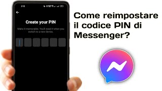 Come reimpostare il codice PIN di Messenger  2024 veloce e facile [upl. by Mulac]