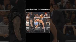 Brock Lesnar Vs The Undertaker Contact signing The Undertaker spear Brock Lesnar brocklesnar wwe [upl. by Anyrtak]