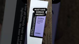 Must have Korean products  Cosrx AHABHA Clarifying treatment toner koreanproducts skincarehack [upl. by Annoit]