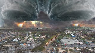 Half of Florida is destroyed Tornado hit Panama and Marianna USA [upl. by Henig749]