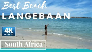 Perfect South African Beach for Escaping in Paradise Langebaan Cape Town 4K UHD [upl. by Rawdan]