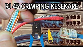 rj45 crimping tutoriallan cable crimping kese karelan cable connectionlan cable color code hindi [upl. by Cami164]