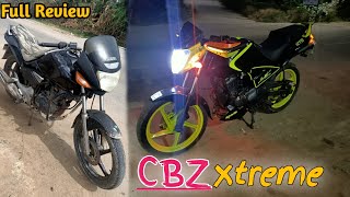 CBZ XTREME BIKE MODIFIED  KGF Bike Look  Single Shocker  2014 2020 Model  YK Rider [upl. by Reehsab]