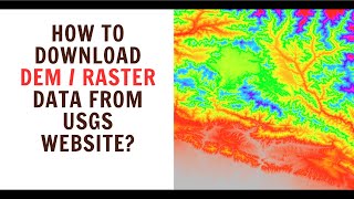 How to download 30m SRTM DEM Data from USGS website  Easy Guide [upl. by Melia]