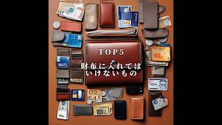 99の人が知らない財布に入れてはいけない物雑学 財布 風水 都市伝説 [upl. by Ecilayram]