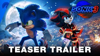 Sonic the Hedgehog 3 2024  quotOfficial Teaser Trailerquot  Paramount Pictures [upl. by Hooper]