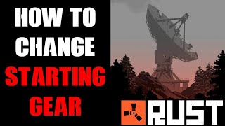 Rust Console Community Server How To Change Player Spawn Starting Loadout Gear Items With Custom Kit [upl. by Petty]