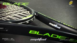 Wilson Blade 98 18x20 Tennis Racquet Review  Tennis Plaza [upl. by Howlend482]