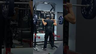 140KG ATG SQUAT motivation squat gymworkout gymexercises [upl. by Rudelson]