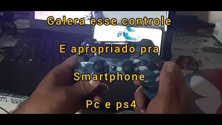 controle para PC ps4 e smartphone [upl. by Einahpets262]