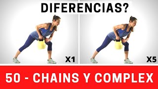 50 Todo sobre complejos y encadenados con kettlebells Chain y complex [upl. by Wylen]