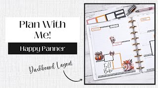 Plan With Me  CORRECT Happy Planner Dashboard Layout  September 1622 2024 [upl. by Ynej]