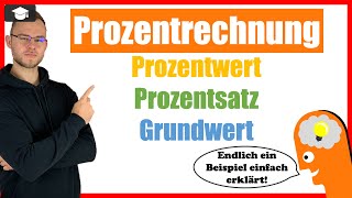 Prozentrechnung Grundlagen einfach erklärt  Formeln [upl. by Vasya199]